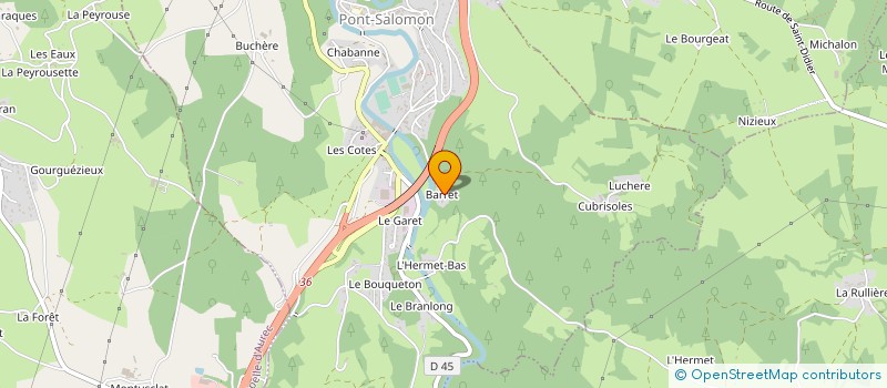 localisation de l'entreprise MONSIEUR HUGO TORRES  PONT-SALOMON