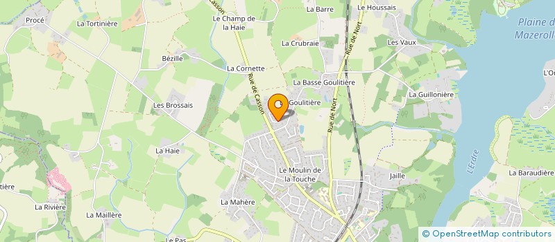 localisation de l'entreprise MONSIEUR HUGO TOSTIVINT  SUCE-SUR-ERDRE