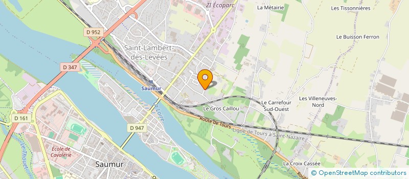 localisation de l'entreprise MONSIEUR HUGO TOUCHARD  SAUMUR