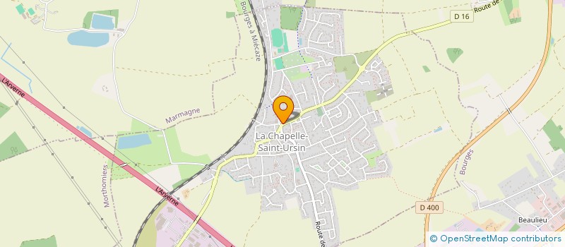 localisation de l'entreprise MONSIEUR HUGO TOULOUSE GIRARD  LA CHAPELLE-SAINT-URSIN