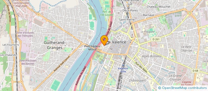 localisation de l'entreprise MONSIEUR HUGO TRUC  VALENCE