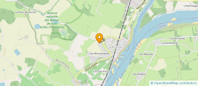 localisation de l'entreprise MONSIEUR HUGO TURQUOIS  BOUCHEMAINE