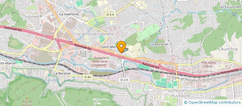 localisation de l'entreprise MONSIEUR HUGO TUSA  MARSEILLE 11EME