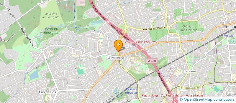 localisation de l'entreprise MONSIEUR HUGO VALANTIN  PESSAC