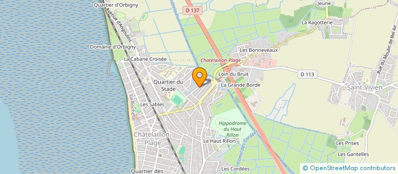 localisation de l'entreprise MONSIEUR HUGO VARIN à CHATELAILLON-PLAGE