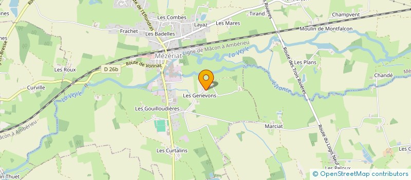 localisation de l'entreprise MONSIEUR HUGO VARUTTI  MEZERIAT