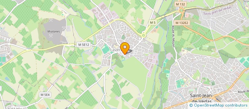 localisation de l'entreprise MONSIEUR HUGO VASSE  LAVERUNE