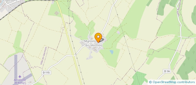 localisation de l'entreprise MONSIEUR HUGO VASSEUR  MANONCOURT-EN-VERMOIS