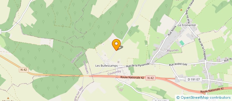 localisation de l'entreprise MONSIEUR HUGO VASSEUR  ALQUINES