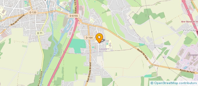 localisation de l'entreprise MONSIEUR HUGO VAZQUEZ BANA  LOUVIERS