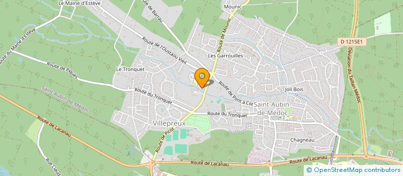 localisation de l'entreprise MONSIEUR HUGO VAZQUEZ FARINAS  SAINT-AUBIN-DE-MEDOC