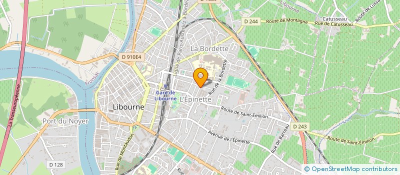 localisation de l'entreprise MONSIEUR HUGO VENAYRE à LIBOURNE