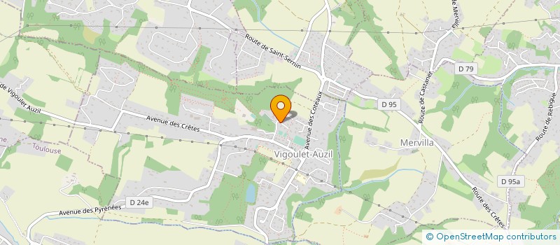 localisation de l'entreprise MONSIEUR HUGO VIARS  VIGOULET-AUZIL