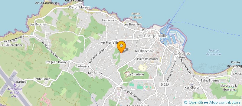 localisation de l'entreprise MONSIEUR HUGO VIAUD  L'ILE-D'YEU