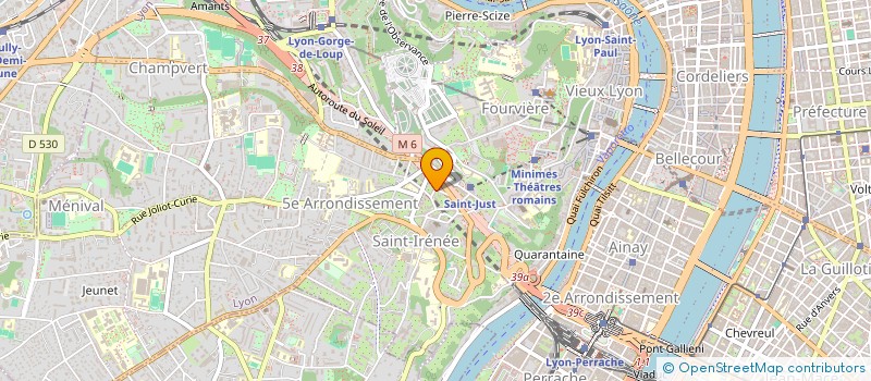 localisation de l'entreprise MONSIEUR HUGO VICARD à LYON