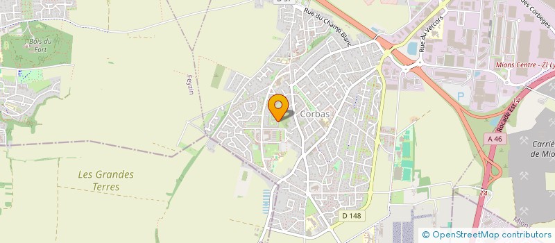 localisation de l'entreprise MONSIEUR HUGO VILLALONGA  CORBAS