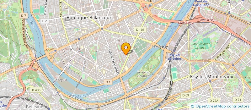localisation de l'entreprise MONSIEUR HUGO VIOLAS à BOULOGNE BILLANCOURT