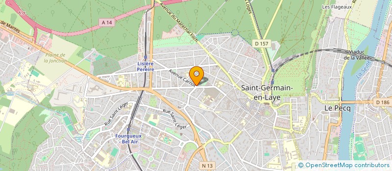 localisation de l'entreprise MONSIEUR HUGO VIOTTE à SAINT-GERMAIN-EN-LAYE