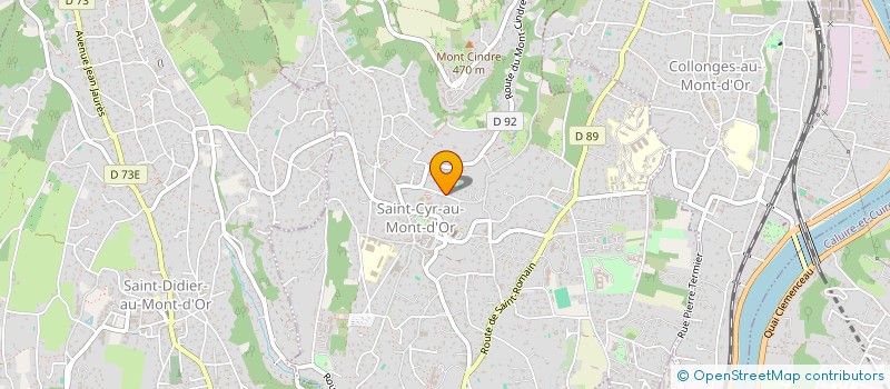 localisation de l'entreprise MONSIEUR HUGO VIVIANI  SAINT-CYR-AU-MONT-D'OR