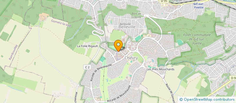 localisation de l'entreprise MONSIEUR HUGO VIVIER  GIF-SUR-YVETTE