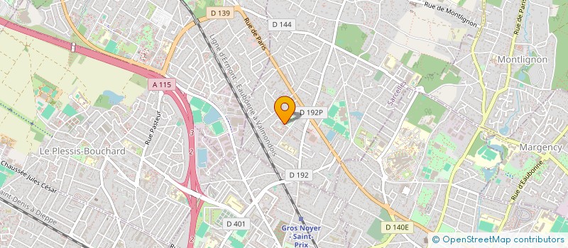 localisation de l'entreprise MONSIEUR HUGO WAGNER à SAINT-PRIX