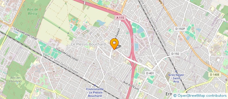 localisation de l'entreprise MONSIEUR HUGO WALD  LE PLESSIS-BOUCHARD