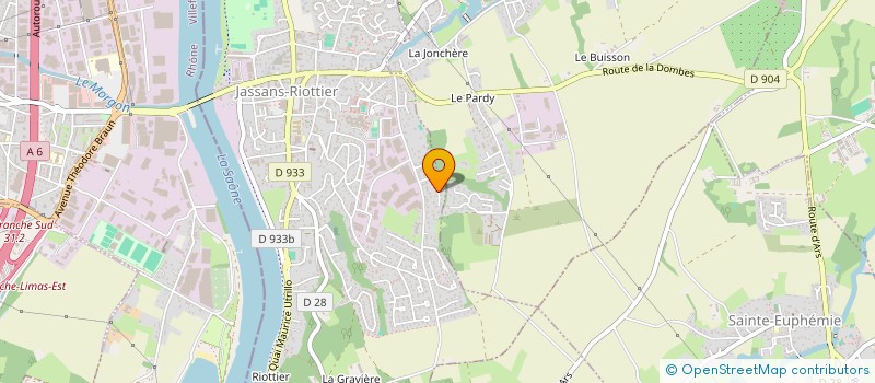 localisation de l'entreprise MONSIEUR HUGO WANTIEZ  JASSANS-RIOTTIER