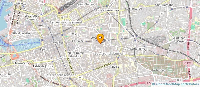 localisation de l'entreprise MONSIEUR HUGO WEBER à MARSEILLE