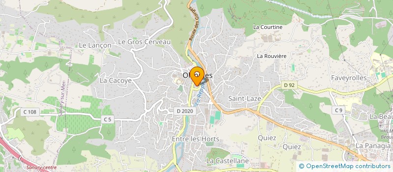 localisation de l'entreprise MONSIEUR HUGO WIGT  OLLIOULES