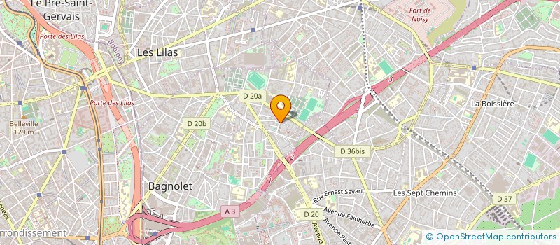 localisation de l'entreprise MONSIEUR HUGO WILHELM à BAGNOLET