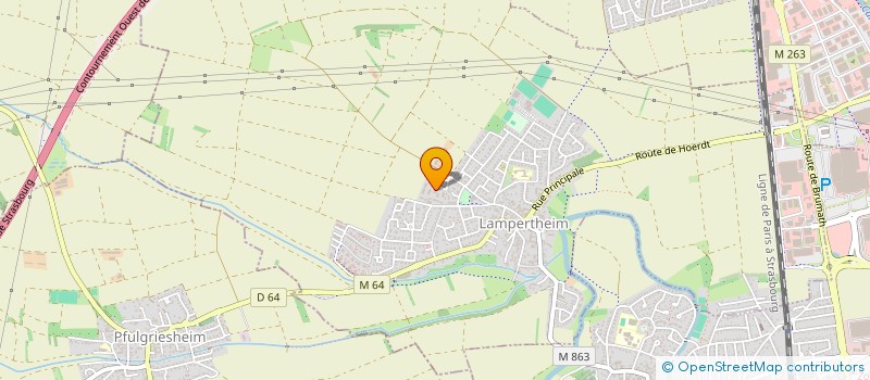 localisation de l'entreprise MONSIEUR HUGO WISSEMER  LAMPERTHEIM