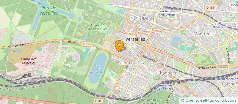 localisation de l'entreprise MONSIEUR HUGO ZANELLO à VERSAILLES