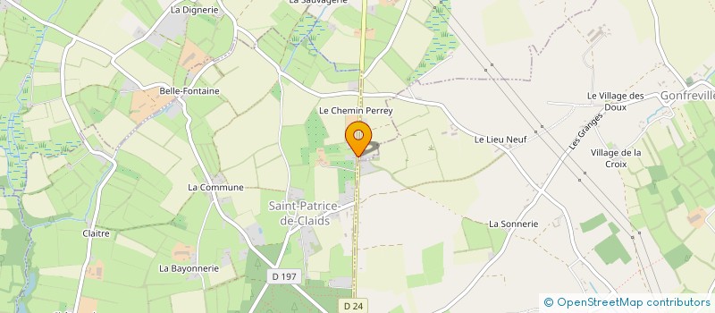 localisation de l'entreprise MONSIEUR HUGOT GILETTE  GONFREVILLE