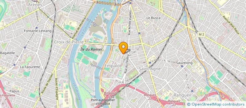 localisation de l'entreprise MONSIEUR HUGUES ADRANZOGNALA  TOULOUSE