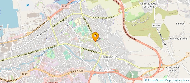 localisation de l'entreprise MONSIEUR HUGUES AFCHAIN  CHERBOURG-EN-COTENTIN