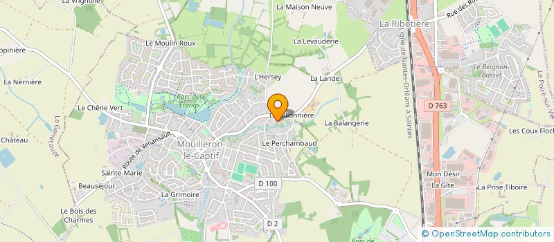 localisation de l'entreprise MONSIEUR HUGUES AGRES à MOUILLERON-LE-CAPTIF