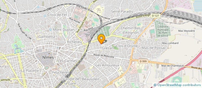 localisation de l'entreprise MONSIEUR HUGUES AMBLARD  NIMES