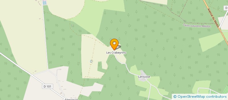 localisation de l'entreprise MONSIEUR HUGUES ARNAUD  SAINT-LAURENT-MEDOC