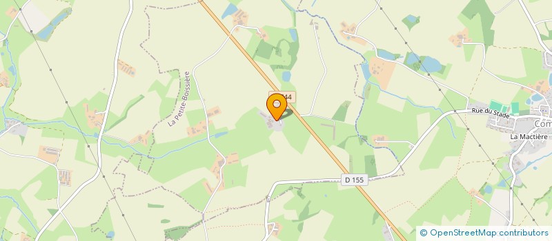 localisation de l'entreprise MONSIEUR HUGUES AUDUREAU  LA PETITE BOISSIERE