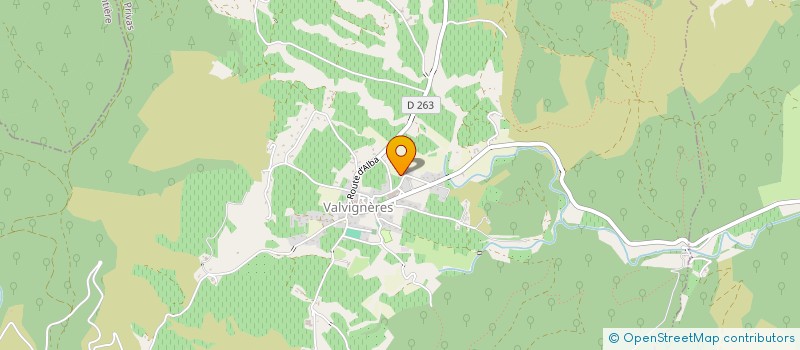 localisation de l'entreprise MONSIEUR HUGUES BADALUCCO  VALVIGNERES