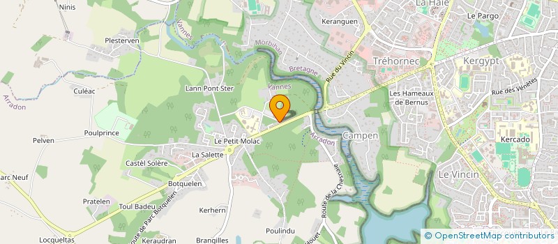 localisation de l'entreprise MONSIEUR HUGUES BALMY à PLOEMEUR