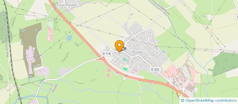 localisation de l'entreprise MONSIEUR HUGUES BARBEY  PUSEY