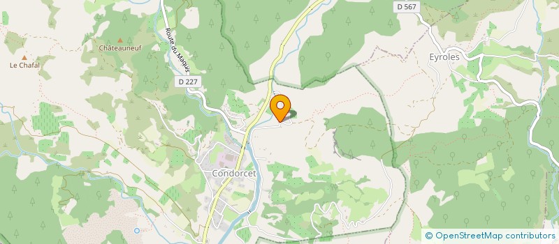 localisation de l'entreprise MONSIEUR HUGUES BEAU DE LOMENIE  CONDORCET