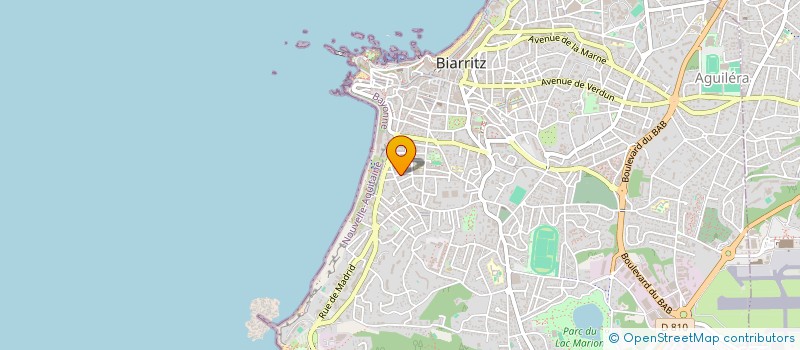 localisation de l'entreprise MONSIEUR HUGUES BEAUCOUSIN à BIARRITZ