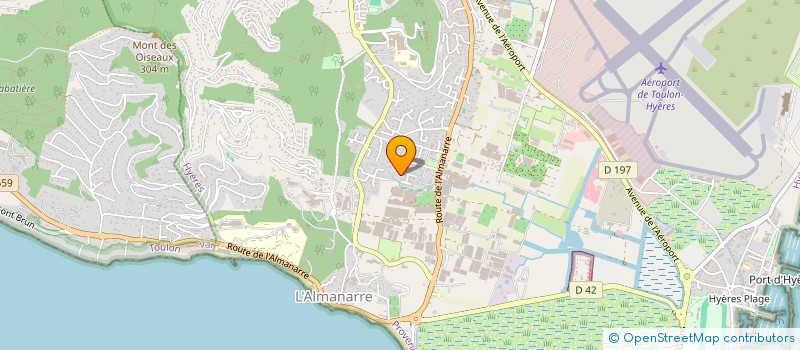 localisation de l'entreprise MONSIEUR HUGUES BEAUREPAIRE  HYERES