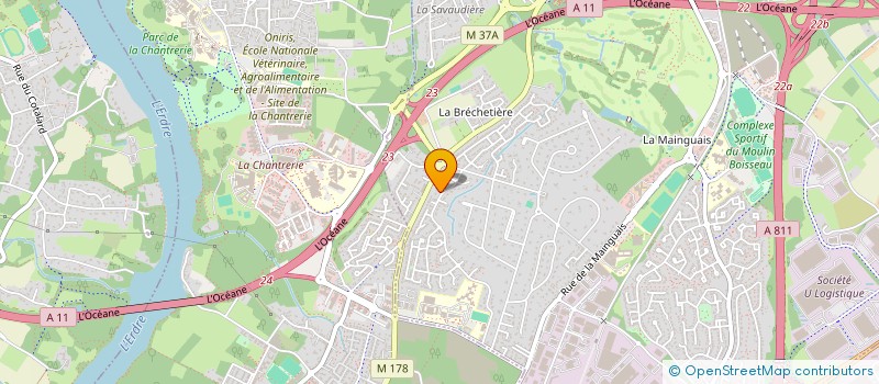 localisation de l'entreprise MONSIEUR HUGUES BERNARD à CARQUEFOU