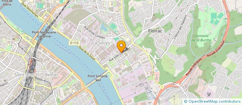 localisation de l'entreprise MONSIEUR HUGUES BERTRANET  FLOIRAC