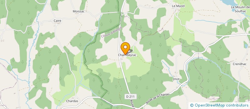 localisation de l'entreprise MONSIEUR HUGUES BESSE à CEAUX-D'ALLEGRE