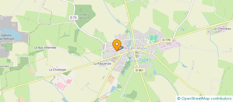 localisation de l'entreprise MONSIEUR HUGUES BOIZARD à ERDRE-EN-ANJOU