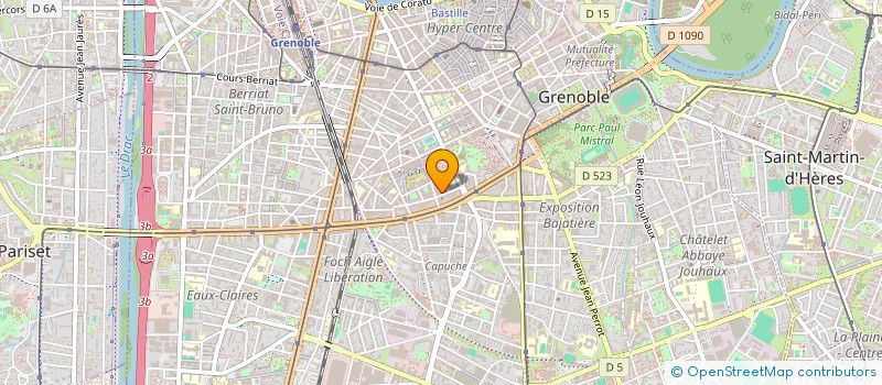 localisation de l'entreprise MONSIEUR HUGUES BONNEMAINS à GRENOBLE
